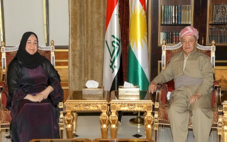 Başkan Barzani, Parlamento Başkanı’yla anayasanın yazımını görüştü