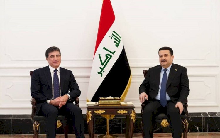 Neçirvan Barzani, Irak Başbakanı Sudani ile görüştü