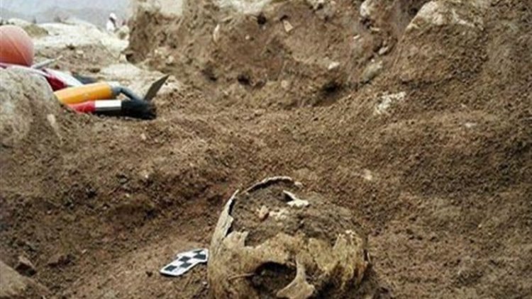 Doğu Kurdistan'da 2 metreyi aşan insan mezarı bulundu