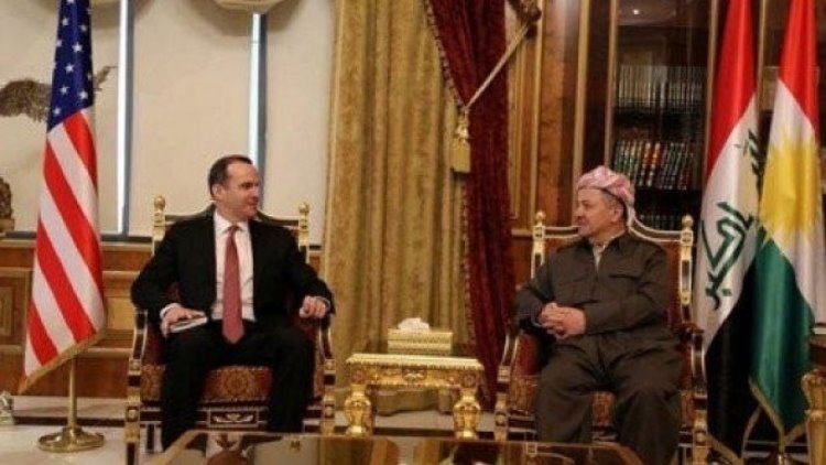 Başkan Barzani,ABD'nin IŞİD'le Mücadele Özel Temsilcisi Brett McGurk ile görüştü
