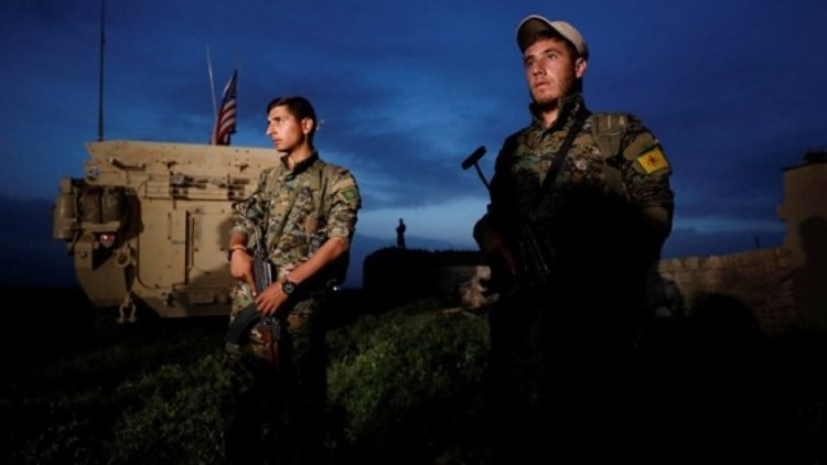 ABD askerleri, sınırda YPG'lilerle nöbet tuttu