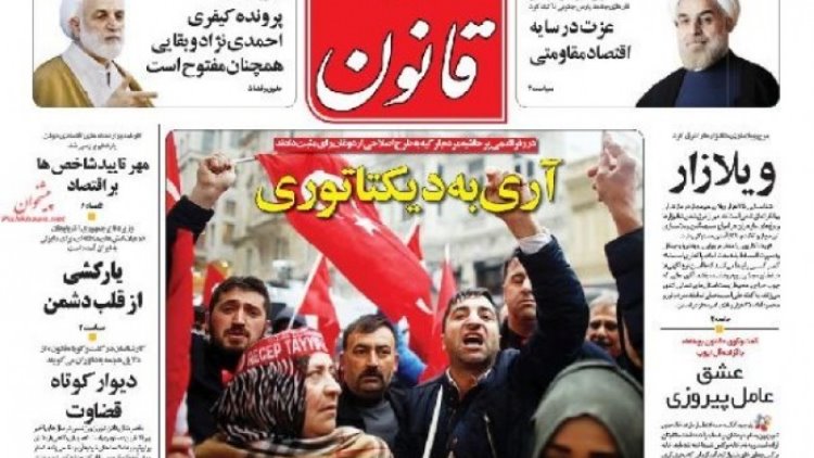 İran basınında referandum