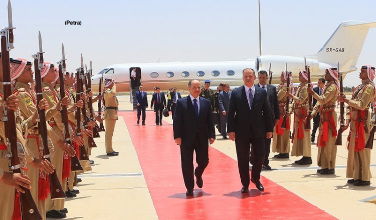 Başkan Barzani Ürdün'de