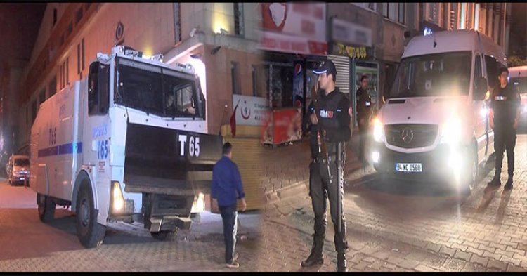 İstanbul Sultangazi'de yabancı uyruklu 300 kişi toplanarak tahliye edildi