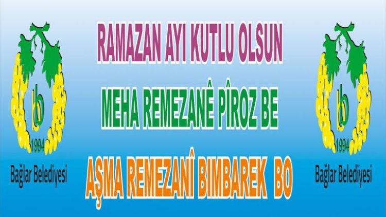 Kürtçe Ramazan afişleri toplatıldı