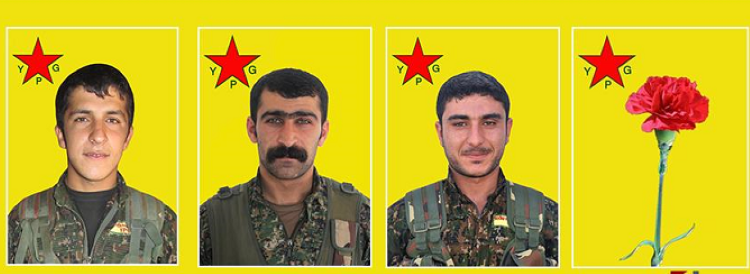 Rakka'da hayatını kaybeden YPG'lilerin isimleri açıklandı