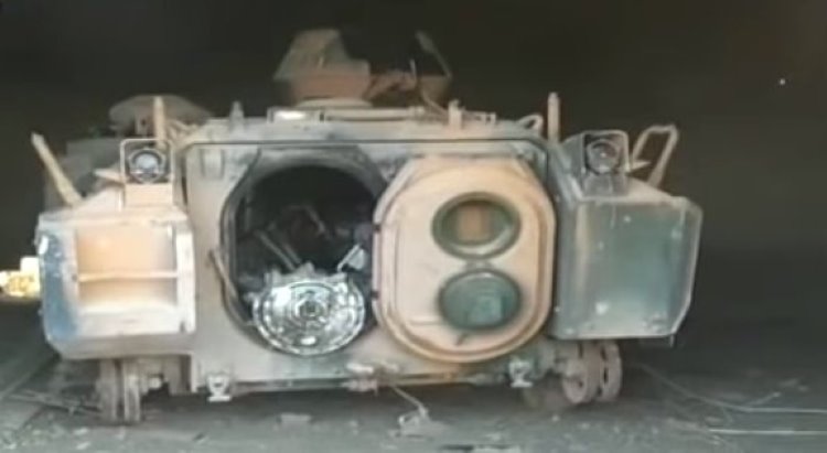 Türk Ordusuna ait zırhlı araç vuruldu