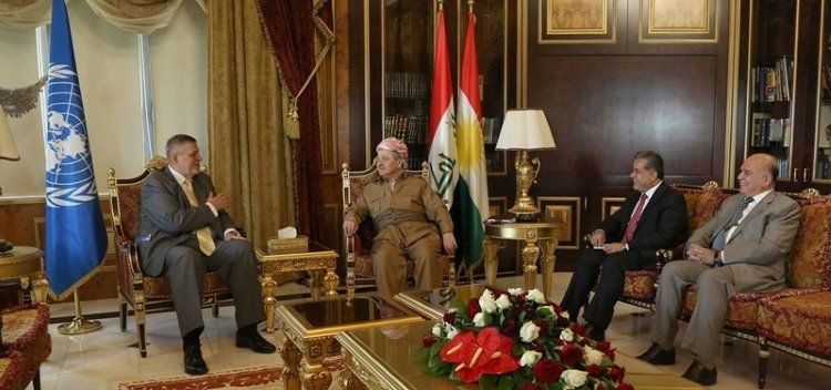 Barzani, BM heyetini kabul etti: Gündem Referandum