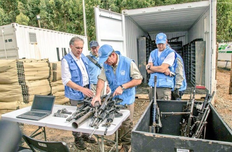 FARC silahlarının yüzde 60'ını BM'e teslim etti