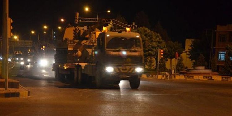 Efrin'in sınırının Türkiye tarafında operasyon hazırlığı