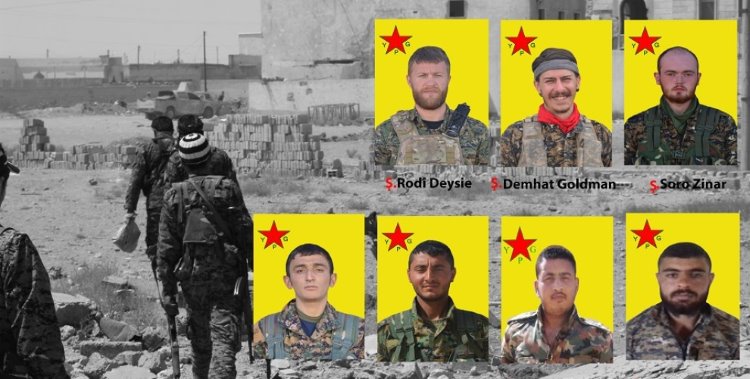 YPG, Rakka'da yaşamını yitiren 7 kişinin kimliklerini açıkladı