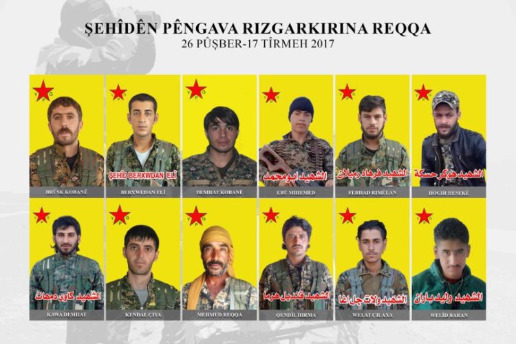 Rakka'da, IŞİD'le çatışmalarda en az 15 YPG savaşçısı yaşamını yitirdi