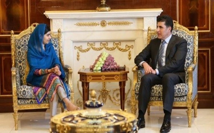 Başbakan Barzani Nobel ödüllü aktivisti kabul etti