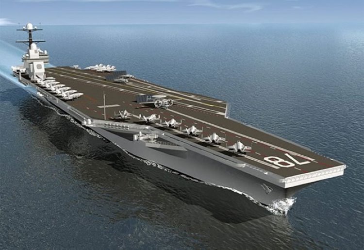 ABD'nin en büyük uçak gemisi Hayfa limanında