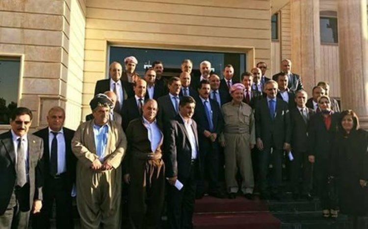 Yüksek Referandum Komitesi ilk kez Başkan Barzani ile 