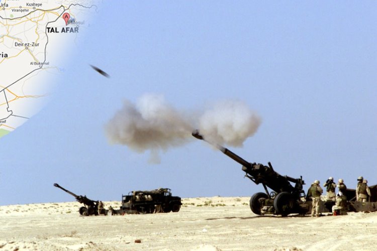 Telafer'deki IŞİD hedefleri vuruluyor