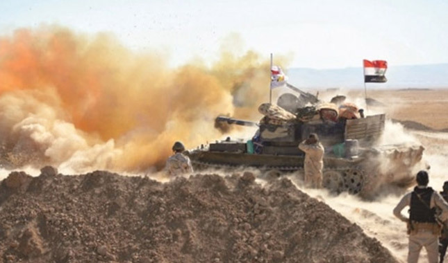 Telafer'de Irak ordusu tarihi merkeze girdi