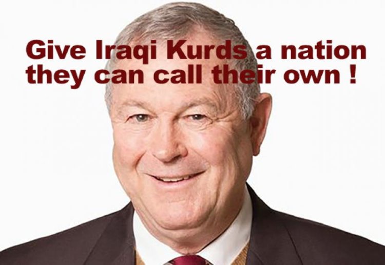 “Kürt halkını, Irak'ın boyunduruğu altındaki bir eyalet olarak değil, bağımsız bir ulus olarak görüyoruz.”  