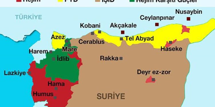 Türk Ordusu Girê Spî (Tel Abyad)'yi bombaladı