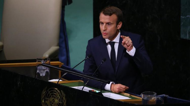 Macron'dan BM'de tarihi konuşma: Fransa Kürtlerin bağımsızlığına karşı durmayacak