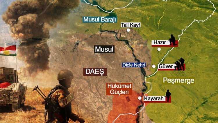 Musul'da Kürdistan Peşmerge Ordusu ve İrak ordusu arasında kritik toplantı