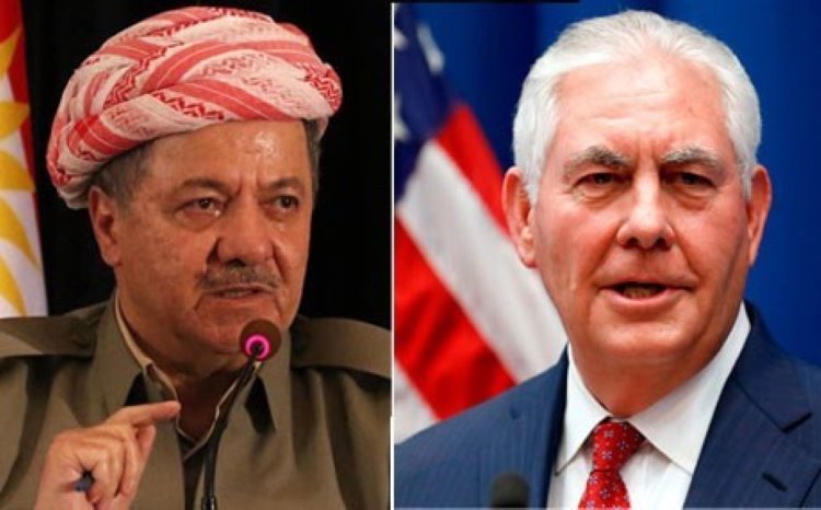 ABD Dışişleri Bakanı Tillerson, Başkan Barzani ile görüştü: Yardım etmeye hazırız