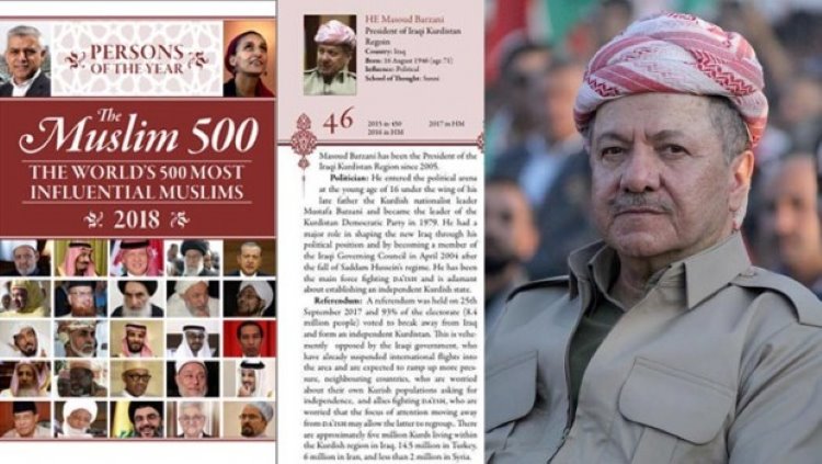 Başkan Barzani en etkili Müslüman liderler arasında