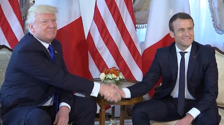 Trump ve Macron’dan İran’a karşı ortak mesaj