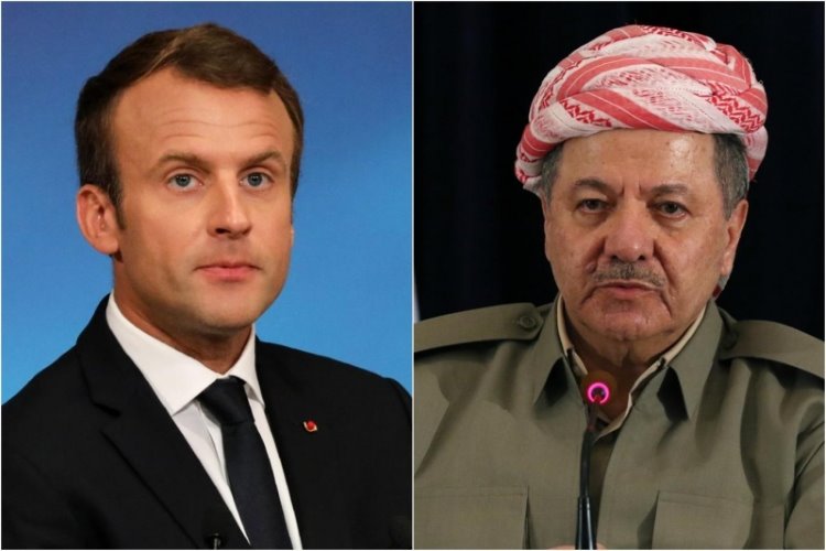 Macron, Başkan Barzani'nin IŞİD'le mücadeledeki rolünü hiç bir zaman unutmayacağız