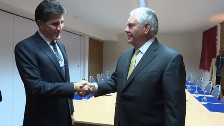 Başbakan Barzani, Rex Tillerson ile görüştü