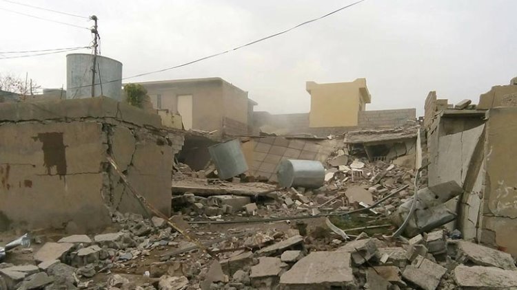 Haşdi Şabi, Teröristleri Tuzhurmatu’da Kürtlere ait evi patlattı