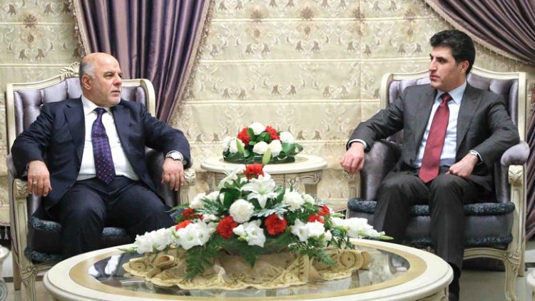 Başbakan Barzani Bağdat'ta İbadi ile görüştü
