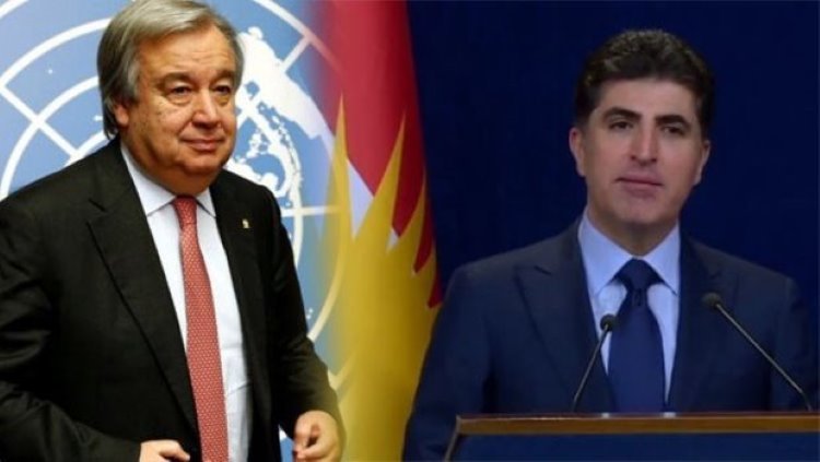 BM Genel Sekreteri Guterres'den Başbakan Barzani'ye mektup