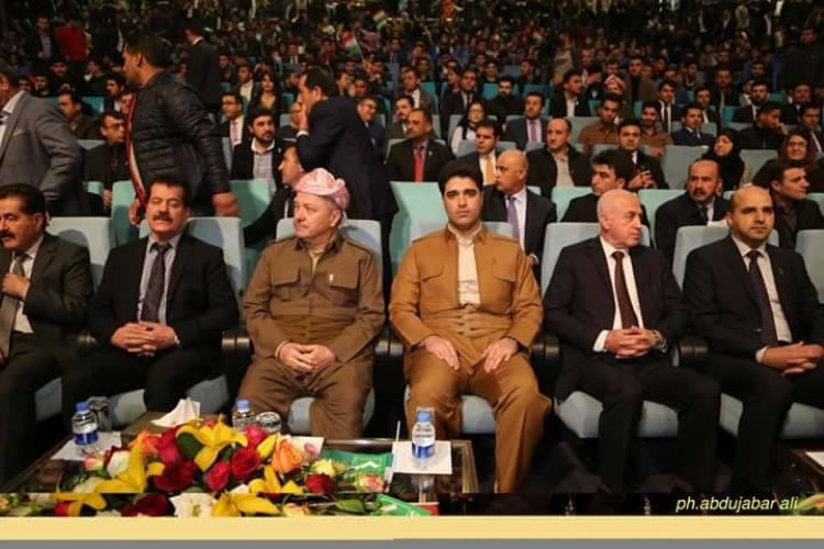Başkan Barzani, Kürdistan Öğrenciler Birliği festivalinde