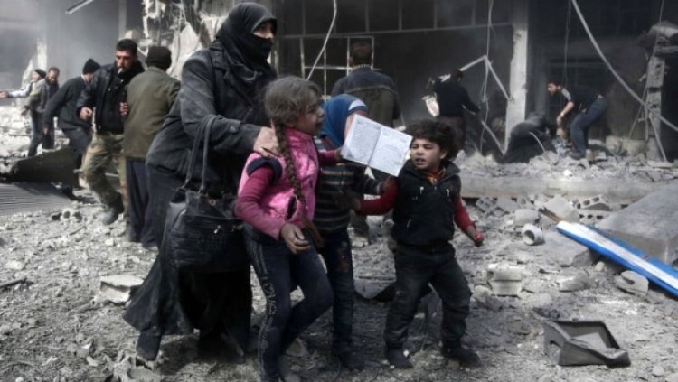 Suriye Rejimi sivillere bildiri attı: Doğu Guta'yı terk edin