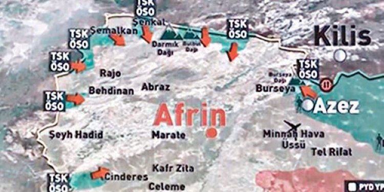 Uluslararası Koalisyon’dan Türkiye’ye Afrin uyarısı