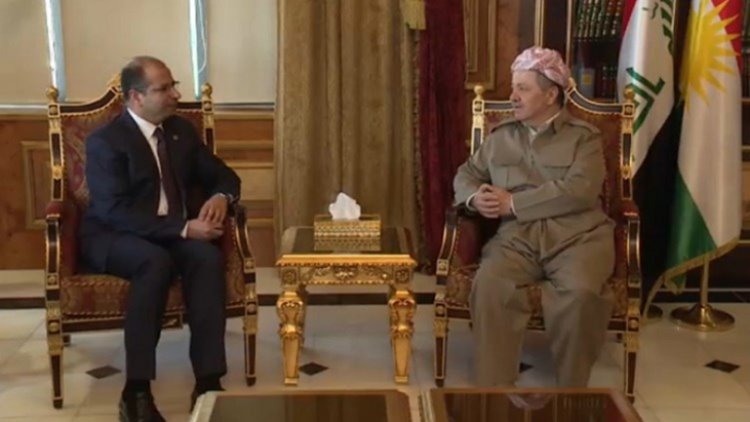  Irak Parlamentosu Başkanı Selim Ciburi, Başkan Barzani’yi ziyaret etti 