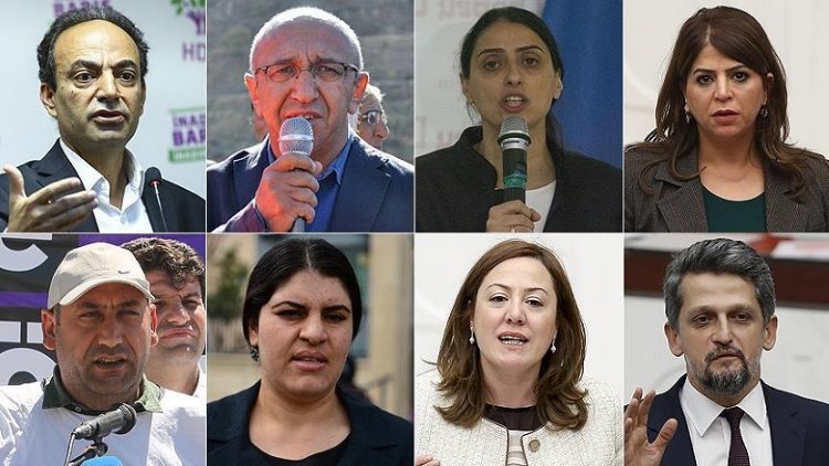 HDP'li 8 milletvekilli hakkında fezleke