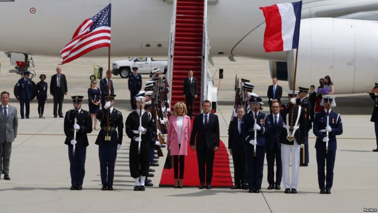 Fransa Cumhurbaşkanı Macron Washington’da