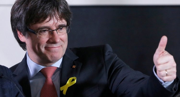 Almanya’da gözaltına alınan Katalan lider Puigdemont serbest bırakıldı