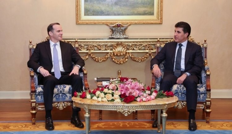 Başbakan Barzani, ABD Başkanı Trump'un Özel Temsilcisi McGurk ile görüştü