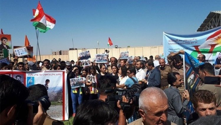 Erbil'de İran rejimi protesto edildi