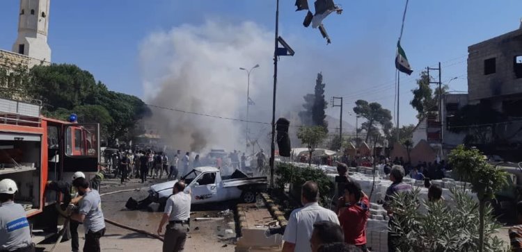 Azez'de bombalı saldırı: Ölü ve çok sayıda yaralı 