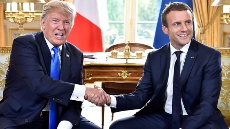 Zirve Öncesi görüşme-Macron ve Trump: Suriye'de hedeflerimiz ortak