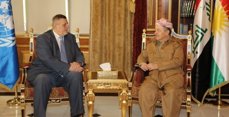 Başkan Barzani, BM Özel Temsilcisi Jan Kubis’i kabul etti