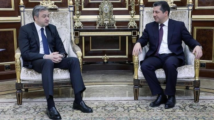 Mesrur Barzani, Sırbistan Büyükelçisi Balov'la görüştü