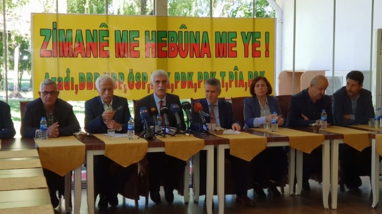 Kürt partileri Kürtçe için ortak platform kurdu