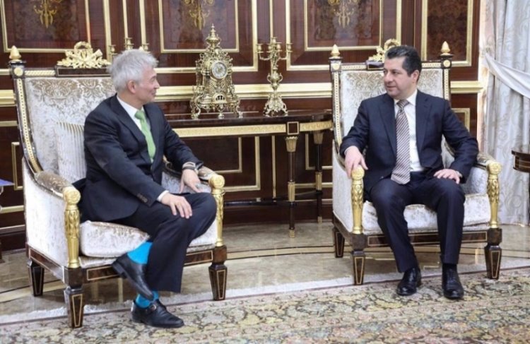 Mesrur Barzani AB Büyükelçisi Ramon Blecua’yı ağırladı