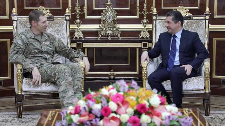 Mesrur Barzani: Uluslararası Koalisyon’a bağlı Irak ve Suriye Ortak Özel Operasyonlar Genel Komutanı General Roberson ve beraberindeki askeri heyeti kabul etti.