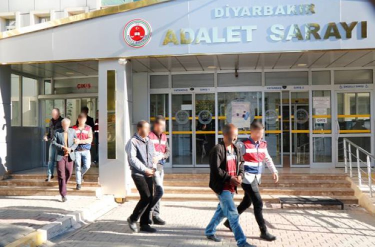 Diyarbakır’da 74 gözaltı, 38 tutuklama
